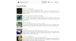 Desktop Screenshot of anthonyvh.com